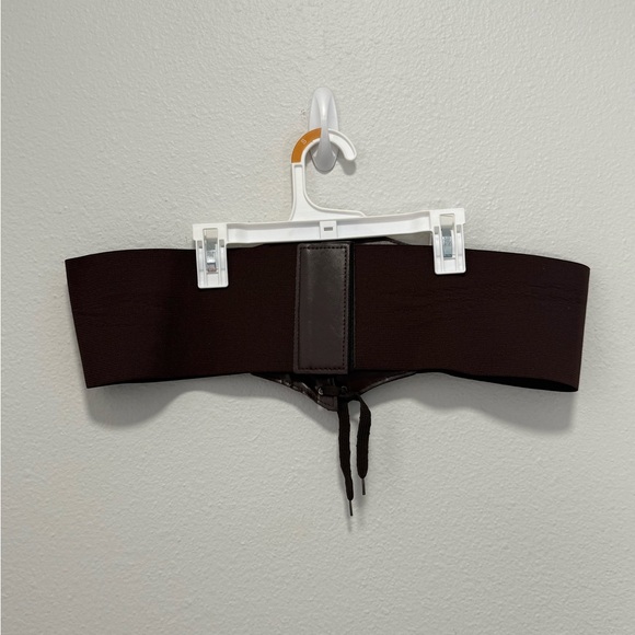 Brown Lace-Up Corset Belt Size Large - Picture 3 of 3